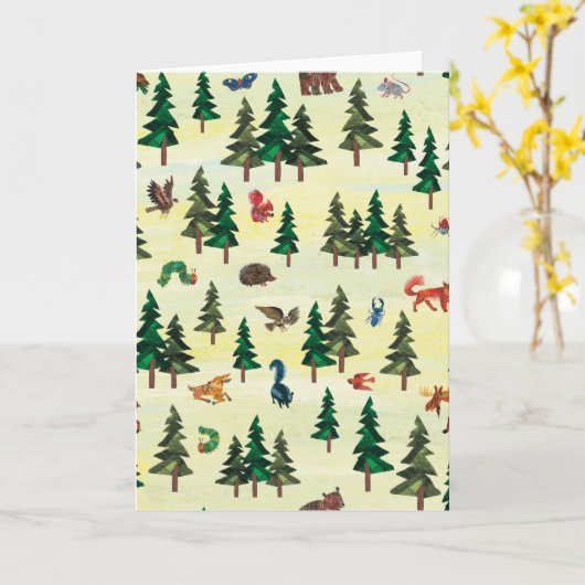 Eric Carle | Klaar voor Forest Fun Pattern Kaart (Gele Bloem)