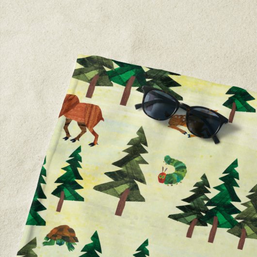 Eric Carle | Klaar voor Forest Fun Pattern Strandlaken (In situ)