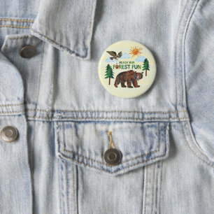 Eric Carle Klaar voor Forest Fun Ronde Button 5,7 Cm
