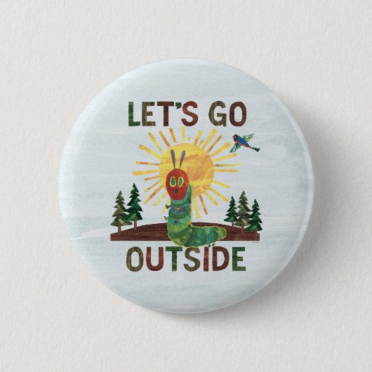 Eric Carle | Laten we naar buiten gaan Ronde Button 5,7 Cm (Voorkant)