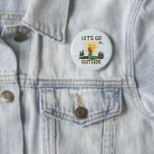 Eric Carle | Laten we naar buiten gaan Ronde Button 5,7 Cm (In situ)