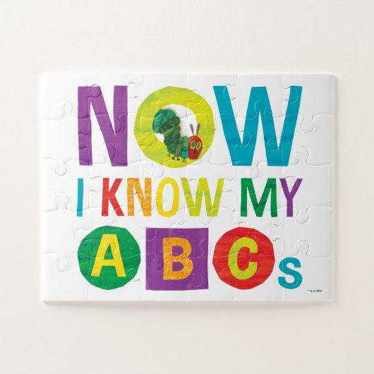 Eric Carle | Nu ken ik mijn ABC's - Kinder Legpuzzel (Horizontaal)