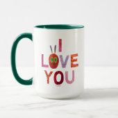 Eric Carle | Rups Ik hou van je Mok (Links)