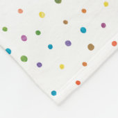 Eric Carle | Rupsen en Stippen Patroon Fleece Deken (Hoek)