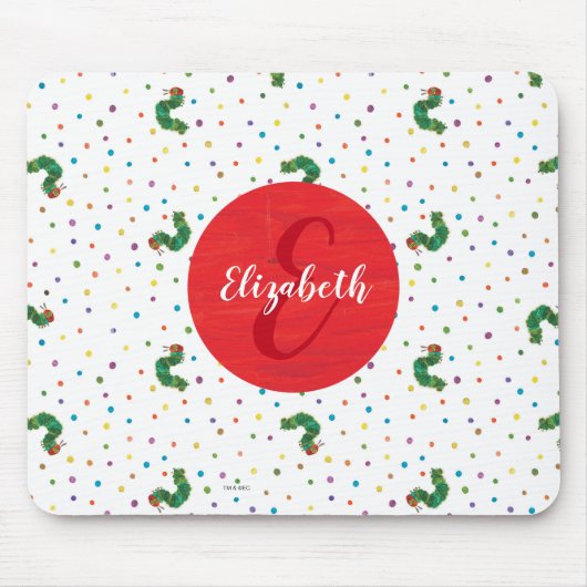 Eric Carle | Rupsen en Stippen Patroon Muismat (Voorkant)