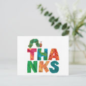 Eric Carle | Thanks Caterpillar Briefkaart (Staand voorkant)