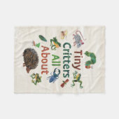 Eric Carle | Tiny Critters Alles over Fleece Deken (Voorkant (Horizontaal))