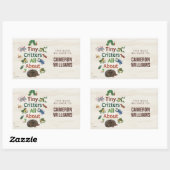 Eric Carle | Tiny Critters Alles over Rechthoekige Sticker (Vel)