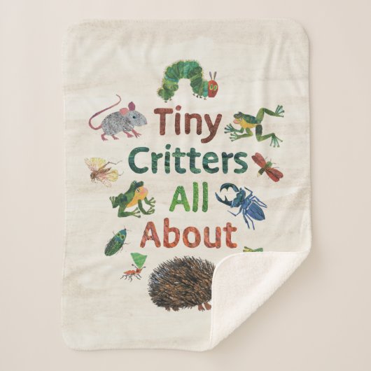 Eric Carle | Tiny Critters Alles over Sherpa Deken (Voorkant)