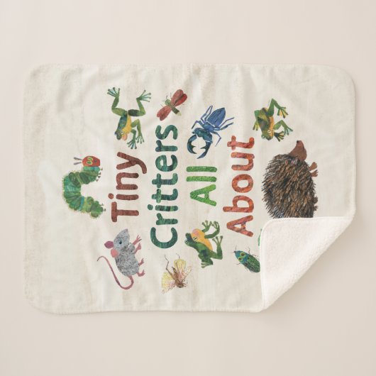 Eric Carle | Tiny Critters Alles over Sherpa Deken (Voorkant (horizontaal))