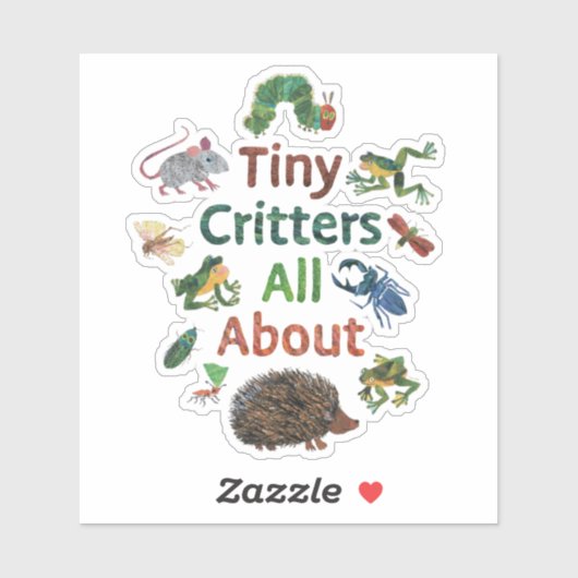 Eric Carle | Tiny Critters Alles over Sticker (Vel)