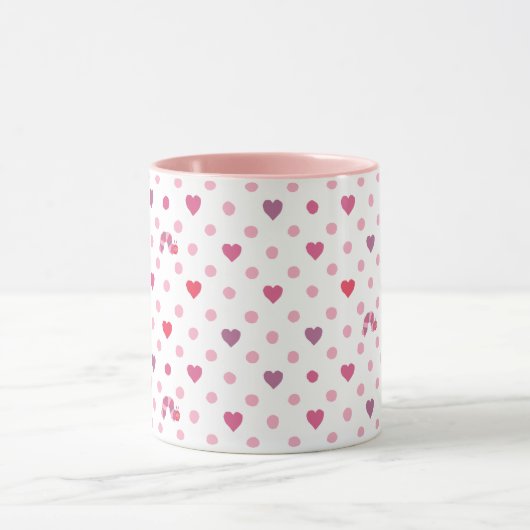 Eric Carle | Valentijn Heart Polka Dot Pattern Mok (Midden)