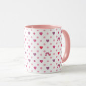 Eric Carle | Valentijn Heart Polka Dot Pattern Mok (Voorkant rechts)