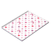Eric Carle | Valentijn Heart Polka Dot Pattern Notitieboek (Linkerzijde)