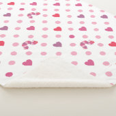 Eric Carle | Valentijn Heart Polka Dot Pattern Sherpa Deken (3/4)