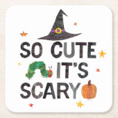 Eric Carle | Zo schattig het is eng Vierkante Kartonnen Onderzetter (Voorkant)