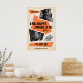 Eric Dolphy - Booker Little affiche jazz - Five (Cuisine)