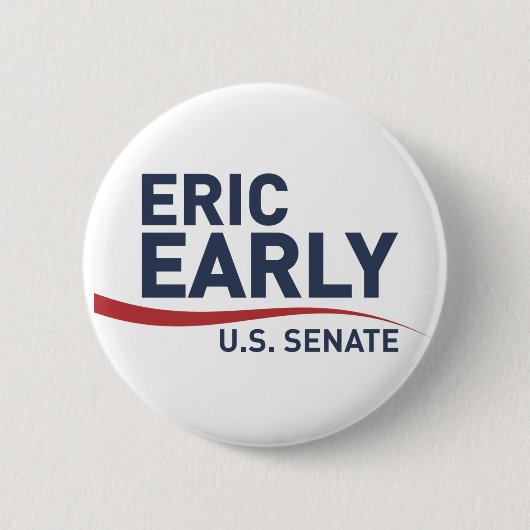 Eric Early voor de Button van de Amerikaanse Senaa (Voorkant)