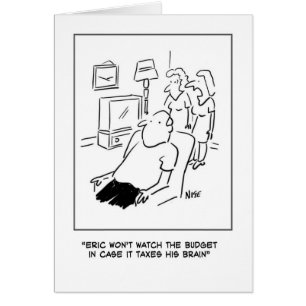 Eric kijkt niet naar het budget op TV