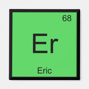 Eric Naam Chemie Element Periodiek Systeem Magneet