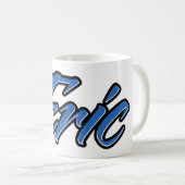 Eric Prénom Blue Tasse Café (Devant droit)