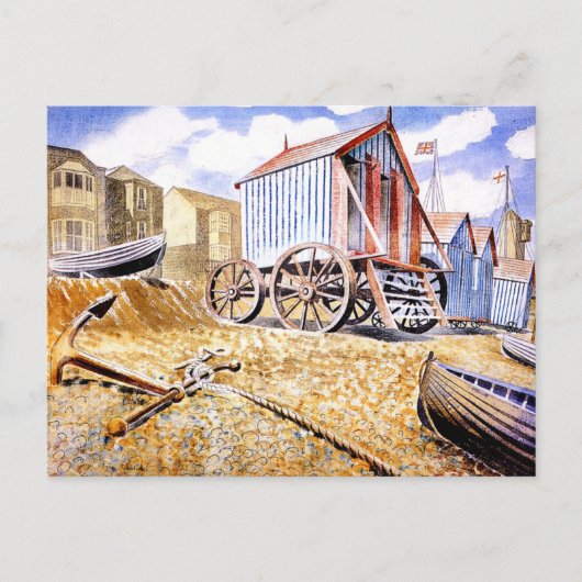 Eric Ravilious - Adelburgh Briefkaart (Voorkant)