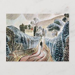 Eric Ravilious art, Natte middag Briefkaart