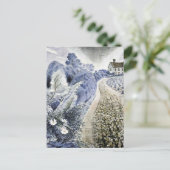 Eric Ravilious - Farmhouse en Field Briefkaart (Staand voorkant)