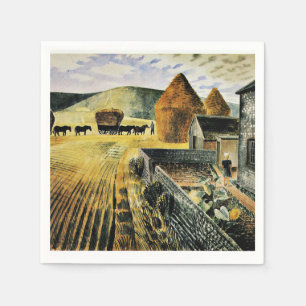 Eric Ravilious - Furlong, beroemd schilderij, Servet