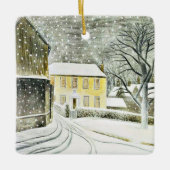 Eric Ravilious - Hallstead Road in Snow, Keramisch Ornament (Voorkant)