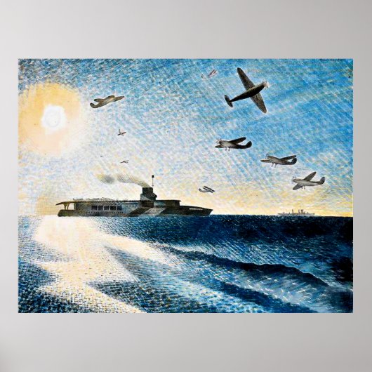 Eric Ravilious - HMS Glorious in Arctic Poster (Voorkant)