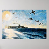 Eric Ravilious - HMS Glorious in Arctic Poster (Voorkant)