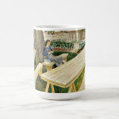 Eric Ravilious - Twee vrouwen in een tuin, Koffiemok (Center)