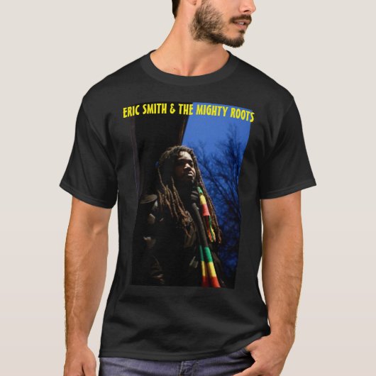 ERIC SMITH TOUR MERCH Basic Donker T-shirt (Voorkant)