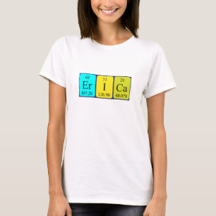 Erica periodieke tabelnaam shirt