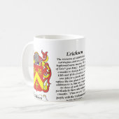 Erickson Family Coat of Arms mok (Voorkant links)