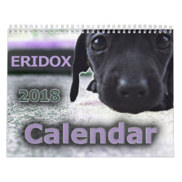 Eridox Dachshunds 2018 Agenda Kalender