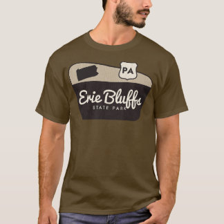 Erie Bluffs State Park Pennsylvania Welkomstbord T-shirt