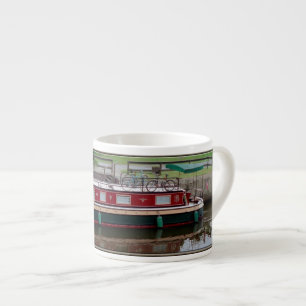 Erie Canal boat espresso mok