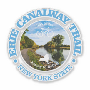 Erie Canalway Trail (fietsen c) Sticker