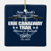 Erie Canalway Trail (H2) Keramisch Ornament (Achterkant)