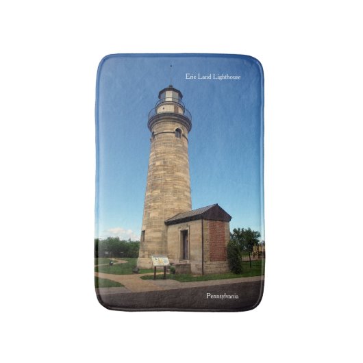 Erie Land Lighthouse badmat (Voorkant Verticaal)