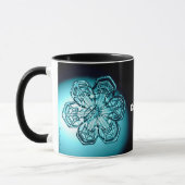 Erie PA I Love Custom City Winters Snowflake Mok (Links)