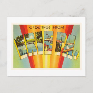 Erie Pennsylvania PA Old Vintage Travel Souvenir Briefkaart