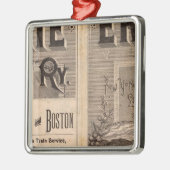 Erie Railway Metalen Ornament (Links)