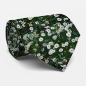 Erigeron Daisies Stropdas (Opgerold)