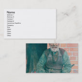 Erik Erikson, de Blacksmith Visitekaartje (Voorkant / Achterkant)