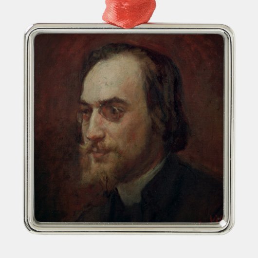 Erik Satie Metalen Ornament (Voorkant)