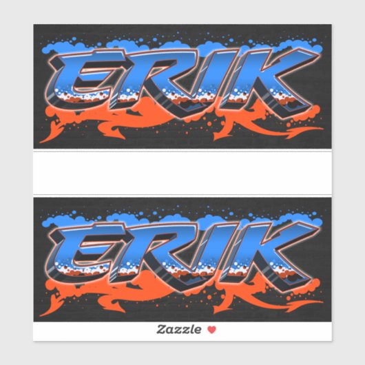 Erik Vorname Name Graffiti Aufkleber Sticker (Vel)