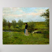 Erik Werenskiold Evening bij Pipping Poster (Voorkant)